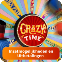 Wedden in Crazy Time spel Crazy Time wedden